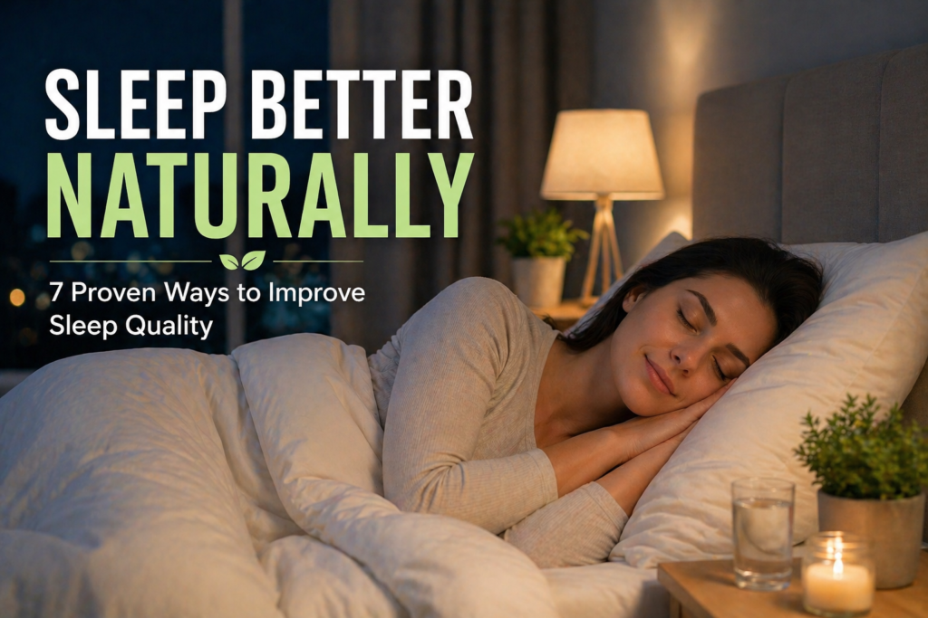 how to improve sleep quality naturally
